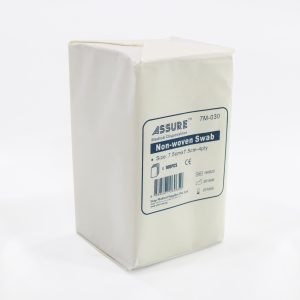 Assure – Gauze Swab, Non-Sterile, Non-Woven 7M-030 (7.5cm x 7.5cm, 4 Ply, 100 pcs/pkt )