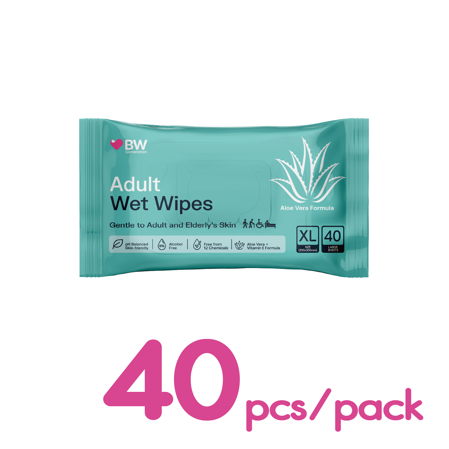 BW Wet Wipes pcs-pack-100
