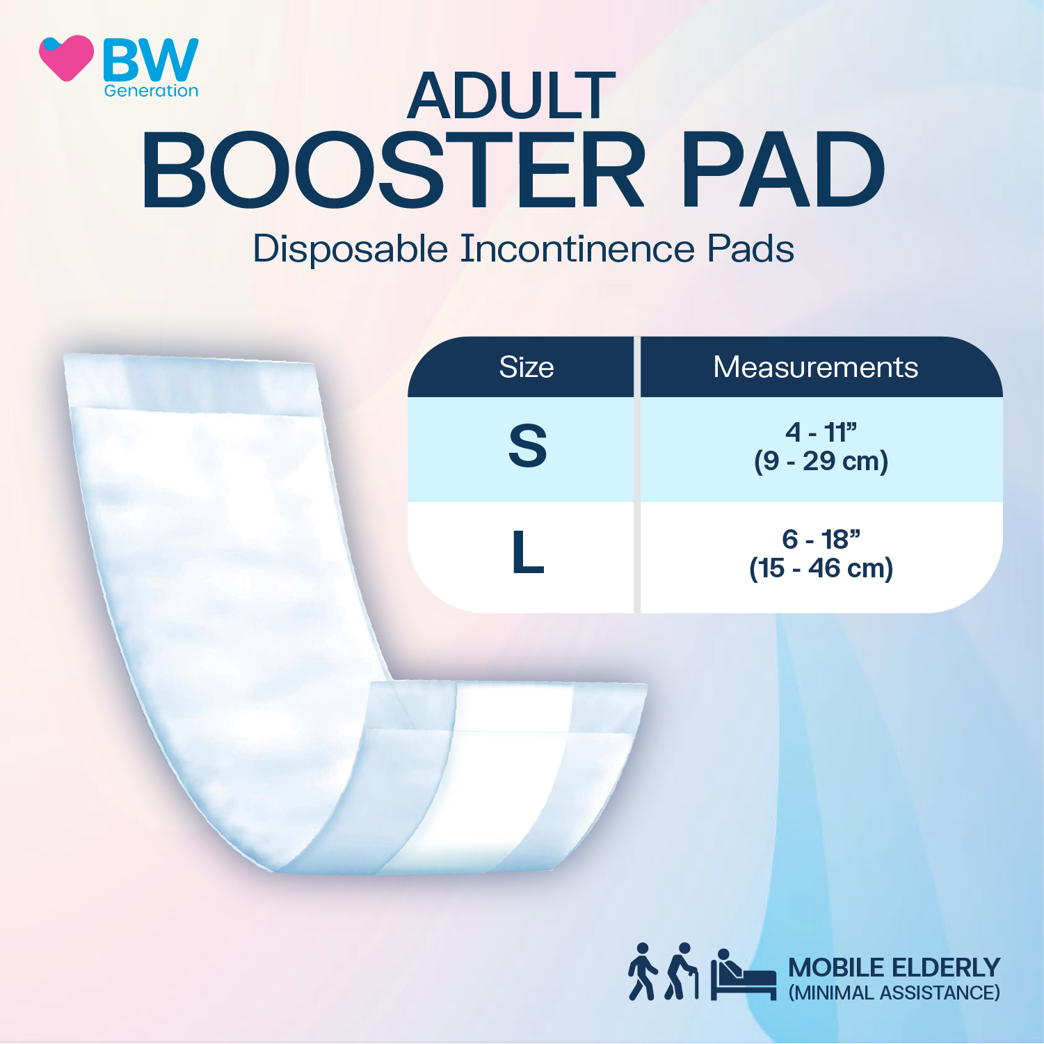 Booster Pad size explanation-100