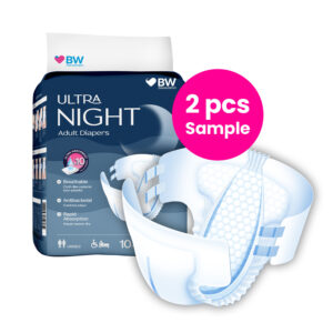 BW Ultra Night Tape Adult Diapers - 2 Pcs Sample