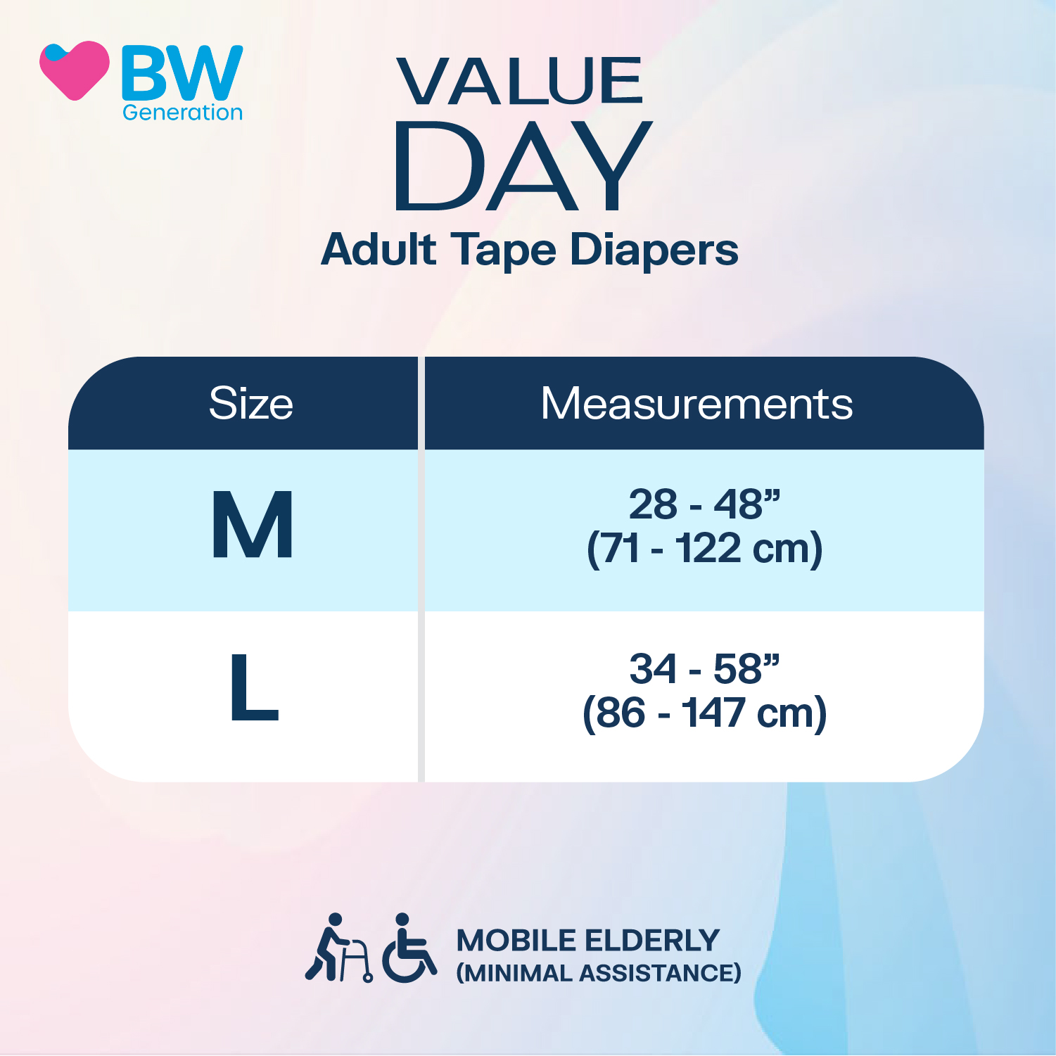 VD size explanation-100